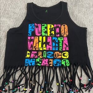 NEW! Colorful Fringe Tank Top